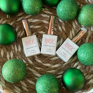 NKK UV/LED RUBBER BASE COAT Different colors: Milk,Clear,Maple